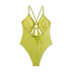 Women's Ring Front Cut Out One Piece Swimsuit - Wild Fable™ Green -Wild Fable GUEST 008223ef e950 4dd6 be6e 1c6dd4ee79bb