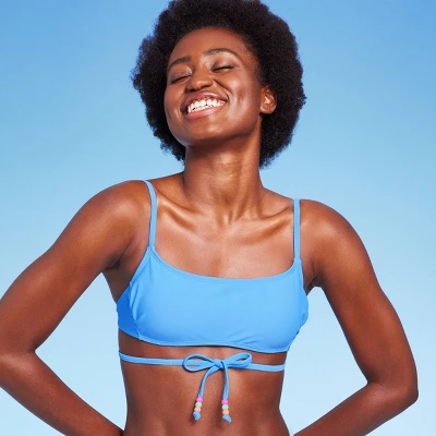 Women's Beaded Wrap Bralette Bikini Top - Wild Fable™ 2 Women's Beaded Wrap Bralette Bikini Top - Wild Fable™ - Image 2