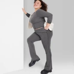 Women's Ribbed Flare Leggings - Wild Fable™ -Wild Fable GUEST 0597c268 0159 4780 8488 51dfb18c6c72