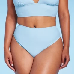 Women's High Leg Cheeky High Waist Bikini Bottom - Wild Fable™ Light Blue 10 Women's High Leg Cheeky High Waist Bikini Bottom - Wild Fable™ Light Blue -Wild Fable GUEST 0724145e 1bbf 438e 84bd 8671b558a8e1
