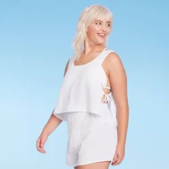 Women's Side-Tie Cover Up Cropped Tank Top - Wild Fable™ 9 Women's Side-Tie Cover Up Cropped Tank Top - Wild Fable™ -Wild Fable GUEST 07b4d415 f7f9 406d 9c96 8d12364d40b9