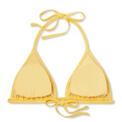 Women's Sequin Detail Triangle Bikini Top - Wild Fable™ Yellow -Wild Fable GUEST 096a29cc 163e 47c6 b2db e23e6bf0793c