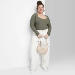 Women's Long Sleeve Sweetheart Neck Seamless Shirt - Wild Fable™ -Wild Fable GUEST 13bbb2c2 cc89 4527 8490 60706c1d2df6