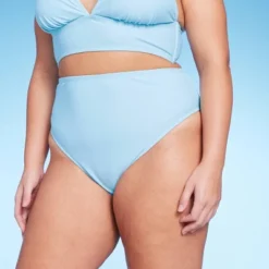 Women's High Leg Cheeky High Waist Bikini Bottom - Wild Fable™ Light Blue 15 Women's High Leg Cheeky High Waist Bikini Bottom - Wild Fable™ Light Blue -Wild Fable GUEST 14d4b814 0d56 46aa 8703 cf8c16b0f944