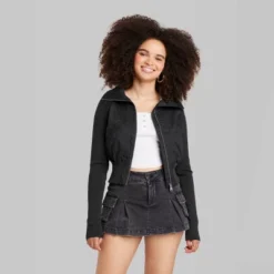 Women's Twill Bomber Jacket - Wild Fableā¢