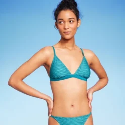 Women's Crochet Overlay Triangle Bikini Top - Wild Fable™ Blue 14 Women's Crochet Overlay Triangle Bikini Top - Wild Fable™ Blue -Wild Fable GUEST 166718fb 0fce 4ca2 acd0 73f8ae32c289