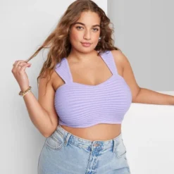 Women's Sweater Tiny Bra Top - Wild Fable™ 9 Women's Sweater Tiny Bra Top - Wild Fable™ -Wild Fable GUEST 1a6c81fe 98f8 4f33 afa8 e60a1ece09cb