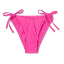 Women's V-Front Side-Tie High Leg Extra Cheeky Bikini Bottom - Wild Fable™ Magenta -Wild Fable GUEST 1d5e899f 2cf9 4509 bfc0 6abbe73c1a1a