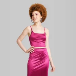 Wild Fable 6 Women's Shine Knit Tiny Tank Top - Wild Fableā¢