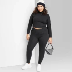 Women's High-Waisted Slim Fit Skinny Synthetic Leggings - Wild Fable™ 7 Women's High-Waisted Slim Fit Skinny Synthetic Leggings - Wild Fable™ -Wild Fable GUEST 2086e8ab 97bb 448e 82d2 a2c4b32636c3