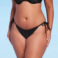 Women's Side-Tie Adjustable Coverage High Leg Bikini Bottom - Wild Fable™ -Wild Fable GUEST 20bc070d 95f5 4bf0 9c2b 55a2046d89e8