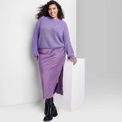 Women's Crewneck Boxy Pullover Sweater - Wild Fable™ 9 Women's Crewneck Boxy Pullover Sweater - Wild Fable™ - Image 9