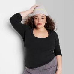 Women's Long Sleeve Scoop Neck T-Shirt - Wild Fable™ 8 Women's Long Sleeve Scoop Neck T-Shirt - Wild Fable™ -Wild Fable GUEST 23753f85 51aa 4ad5 a7aa e2c02ad0f7cf