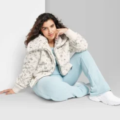 Women's Faux Fur Bomber Jacket - Wild Fable™ -Wild Fable GUEST 244a4216 d870 44b5 86ea 5b414e311b41