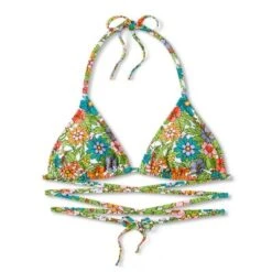 Women's Triangle Wrap Bikini Top - Wild Fable™ Multi Floral Print -Wild Fable GUEST 2567a1a9 cccf 4cce a71c afd944a44bf1