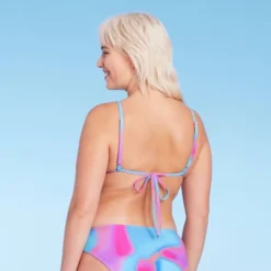 Women's Tunnel Front Bralette Bikini Top - Wild Fable™ Blue Marble Print 11 Women's Tunnel Front Bralette Bikini Top - Wild Fable™ Blue Marble Print -Wild Fable GUEST 2590b86f 3a9c 4587 b451 bcb0db75379f