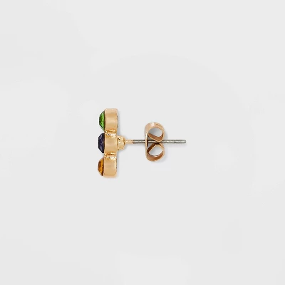 Retro Floral And Heart Icon Stud Earring Set 30pc - Wild Fable™ 1 Retro Floral And Heart Icon Stud Earring Set 30pc - Wild Fable™