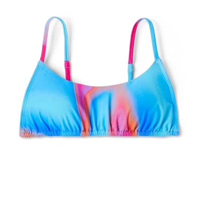 Women's Tunnel Front Bralette Bikini Top - Wild Fable™ Blue Marble Print 5 Women's Tunnel Front Bralette Bikini Top - Wild Fable™ Blue Marble Print - Image 5