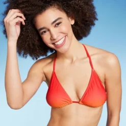 Women's Triangle Bikini Top - Wild Fable™ Orange Ombre Print 13 Women's Triangle Bikini Top - Wild Fable™ Orange Ombre Print -Wild Fable GUEST 2d950af7 aaee 436b a906 d3e54bd7fa14