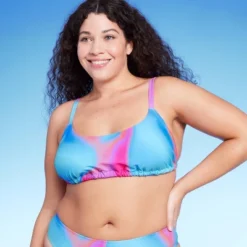 Women's Tunnel Front Bralette Bikini Top - Wild Fable™ Blue Marble Print 15 Women's Tunnel Front Bralette Bikini Top - Wild Fable™ Blue Marble Print -Wild Fable GUEST 2da5009a a52f 4887 b794 58570647e053