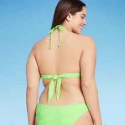 Women's Terry Textured U-Neck Multi-Way Bralette Bikini Top - Wild Fable™ Tropical Green 21 Women's Terry Textured U-Neck Multi-Way Bralette Bikini Top - Wild Fable™ Tropical Green -Wild Fable GUEST 2fe348c1 a4ce 4591 9a32 1e39ebd3ee37