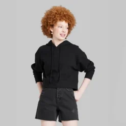 Women's Cropped Hoodie - Wild Fableā¢