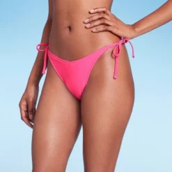 Women's Side-Tie V-Front High Leg Cheeky Bikini Bottom - Wild Fable™ 16 Women's Side-Tie V-Front High Leg Cheeky Bikini Bottom - Wild Fable™ -Wild Fable GUEST 38617097 6921 44d8 9d41 b590059d356f