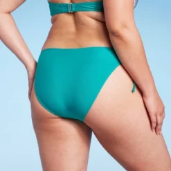 Women's Side-Tie Cheeky Bikini Bottom - Wild Fable™ Green -Wild Fable GUEST 3938ae2e d0e8 40bc 812e 6e46fc332721