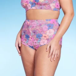 Women's Cheeky Boyshorts Bikini Bottom - Wild Fable™ Floral Print -Wild Fable GUEST 3b817220 625b 4566 997e e8ac25224b98