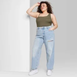 Women's High-Rise 90's Relaxed Slashed Straight Jeans - Wild Fable™ Light Wash 7 Women's High-Rise 90's Relaxed Slashed Straight Jeans - Wild Fable™ Light Wash -Wild Fable GUEST 40412feb cf46 4ffc 8d44 02e1b641df60