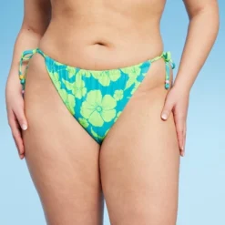 Women's Adjustable Coverage Bikini Bottom - Wild Fable™ Blue/Green Tropical Print 13 Women's Adjustable Coverage Bikini Bottom - Wild Fable™ Blue/Green Tropical Print -Wild Fable GUEST 41f91eb6 748e 45aa bb50 30fcfeffacf9