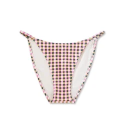Women's High Leg Cheeky Bikini Bottom - Wild Fable™ Multi Check Print -Wild Fable GUEST 45d7afe7 55ea 4302 9573 7dda86cc008c