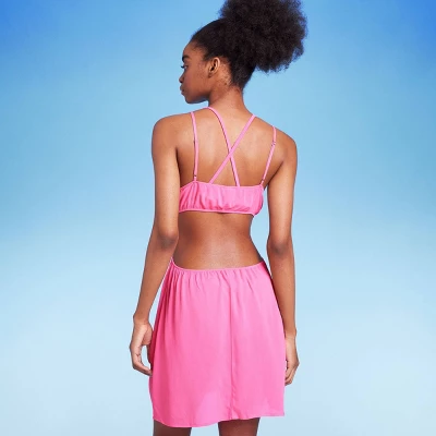 Women's Cut Out Cover Up Mini Dress - Wild Fable™ 5 Women's Cut Out Cover Up Mini Dress - Wild Fable™ - Image 5