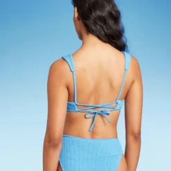 Women's Pucker Square Neck Wide Strap Bralette Bikini Top - Wild Fable™ -Wild Fable GUEST 4a2cb020 8752 4d54 91e7 e0bbbb6ed987