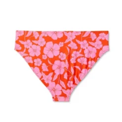 Women's High Leg Extra Cheeky Low-Rise Bikini Bottom - Wild Fable™ Orange/Pink Tropical Print -Wild Fable GUEST 4e3d3576 69d9 4de9 a5d7 85bfc98dfc16