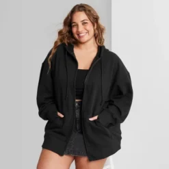 Women's Oversized Zip-Up Hoodie - Wild Fable™ -Wild Fable GUEST 5052e061 9178 4d72 9508 ef008c52394f