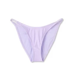 Women's Side Tab High Leg Cheeky Bikini Bottom - Wild Fable™ Shiny Light Purple -Wild Fable GUEST 509237fa 4eb0 48d6 ab37 78eba4556ffd