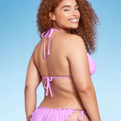 Women's Ruffle Triangle Bikini Top - Wild Fable™ -Wild Fable GUEST 51cea371 c8a8 4d09 b90a 0e2c4da1f744