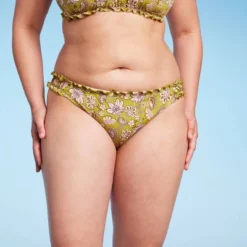 Women's Ruffle Detail High Leg Cheeky Bikini Bottom - Wild Fable™ -Wild Fable GUEST 559d0cf4 5e75 454c a4ff 7509cd9d2a84