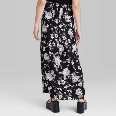 Women's Button-Front Printed Midi Skirt - Wild Fable™ 2 Women's Button-Front Printed Midi Skirt - Wild Fable™ - Image 2