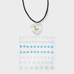 Acrylic Heart With Face Gems Pendant Necklace - Wild Fable™ Clear/Black 34 Acrylic Heart With Face Gems Pendant Necklace - Wild Fable™ Clear/Black -Wild Fable GUEST 56683193 91c5 41f9 9948 baee35c9293a