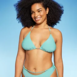 Women's Beaded Strap Triangle Bikini Top - Wild Fable™ 9 Women's Beaded Strap Triangle Bikini Top - Wild Fable™ -Wild Fable GUEST 56af6eaf 120f 4f04 aa91 960f10cdf95a