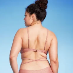 Women's Strappy Underwire Bikini Top - Wild Fable™ Brown Lurex -Wild Fable GUEST 5ad04847 1f9c 4def 88a3 7fc59880e39f