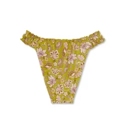 Women's Ruffle Detail High Leg Cheeky Bikini Bottom - Wild Fable™ -Wild Fable GUEST 604c6fa9 e7a9 4634 a129 be12d3efe99d