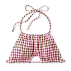 Women's Cut Out High Neck Bikini Top - Wild Fable™ Multi Check Print -Wild Fable GUEST 6168fd59 adec 428b 9a69 105807d182e6