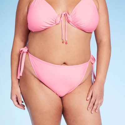 Women's Side-Tie Low-Rise Cheeky High Leg Bikini Bottom - Wild Fable™ 6 Women's Side-Tie Low-Rise Cheeky High Leg Bikini Bottom - Wild Fable™ - Image 6