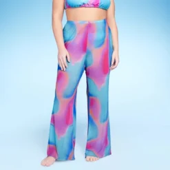 Women's Mesh Cover Up High Waist Flare Pants - Wild Fable™ -Wild Fable GUEST 62cc8c9e 0499 4d88 9f42 fef4e11b87db