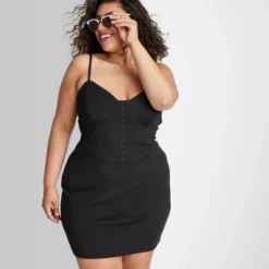 Women's Sleeveless Corset Mini Knit Bodycon Dress - Wild Fable™ -Wild Fable GUEST 66231bd3 a314 406b 935b 2c0abba71625