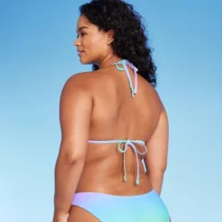 Women's Triangle Bikini Top With Shell Charm - Wild Fable™ -Wild Fable GUEST 678982d3 8a26 4610 8c5d a657994a90de