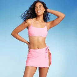 Women's Wavy Terry Textured Bralette Bikini Top - Wild Fable™ Light Pink 12 Women's Wavy Terry Textured Bralette Bikini Top - Wild Fable™ Light Pink -Wild Fable GUEST 6b3e21ad 439c 40cf a7ca 48b3fe626f30